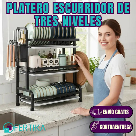 𝗣𝗟𝗔𝗧𝗘𝗥𝗢 𝗘𝗦𝗖𝗨𝗥𝗥𝗜𝗗𝗢𝗥 𝗗𝗘 𝗧𝗥𝗘𝗦 𝗡𝗜𝗩𝗘𝗟𝗘𝗦