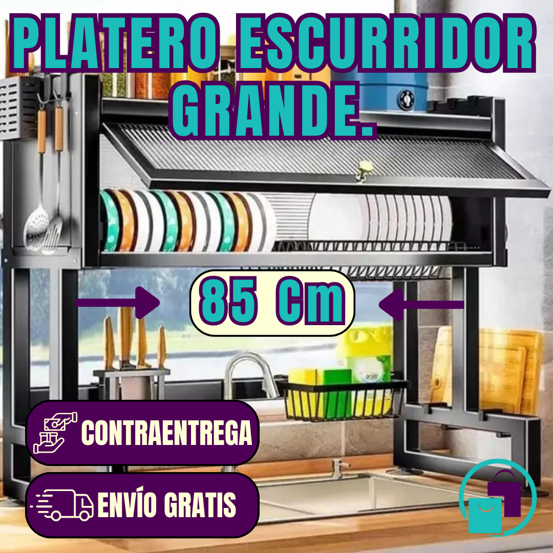 𝗘𝗦𝗖𝗨𝗥𝗥𝗜𝗗𝗢𝗥 𝗗𝗘 𝗣𝗟𝗔𝗧𝗢𝗦 𝗘𝗡 𝗔𝗖𝗘𝗥𝗢 𝗖𝗢𝗡 𝗧𝗔𝗣𝗔 - 𝟴𝟱 𝗖𝗠