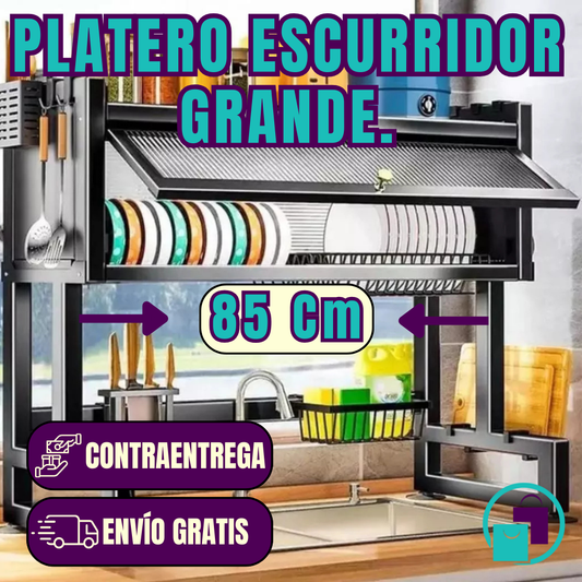 𝗘𝗦𝗖𝗨𝗥𝗥𝗜𝗗𝗢𝗥 𝗗𝗘 𝗣𝗟𝗔𝗧𝗢𝗦 𝗘𝗡 𝗔𝗖𝗘𝗥𝗢 𝗖𝗢𝗡 𝗧𝗔𝗣𝗔 - 𝟴𝟱 𝗖𝗠
